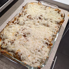 Very easy to make for a beginner cooker. Added more seasoning and cheese. Dish was delicious. My wife and kids enjoyed it.