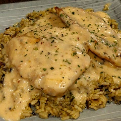 I made only the necessary changes...
I didn't use the bullion because I have wheat/corn allergy. Also, I just cut the breasts into scalloping vs pounding them.
I used Pamela's gluten free all purpose flour for the roux and I did use the parmesan at the end. This was fantastic! Will be on my remake list and possibly the best recipe I have tried on here so far!