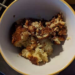 Really simple to make but nothing mind-blowing. Makes a good 6-8 portions. Coconut and jam aren't very strong flavours versus the sponge so may reuse the sponge recipe without the dessicated coconut (didn't love the texture it created) or jam