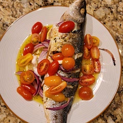 The fish took 20 minutes then boiled for another 3 minutes.
