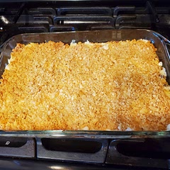 Only thing I added was frozen diced hashbrowns and mushrooms. Very easy to make and definitely will make it again.