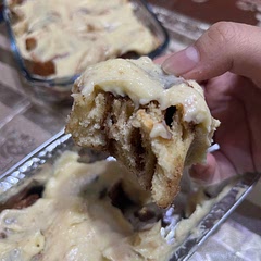 Amazing recipe! It was soft, and the cream cheese frosting was so fab and not too sweet (I added just one cup of powdered sugar). Thank you for sharing this recipe, it was easy to follow and yielded great results. I'm definitely making these cinnamon rolls again!