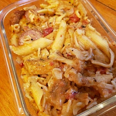 This recipe was pretty good, but could have been improved with the addition of some veggies (maybe spinach?). It had a nice creaminess without having a distinct coconut flavor. I made it in a Dutch oven, so it was remarkably easy and no fuss.