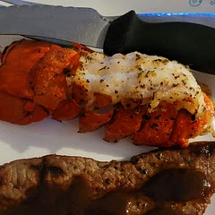 My first time cooking lobster and this is amazing. Some trial and error getting the meat out of the shell but 100% will do again.