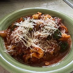 I added red pepper flakes, basil, oregano, parsley, and a good few other seasonings to really boost it. Very good!!