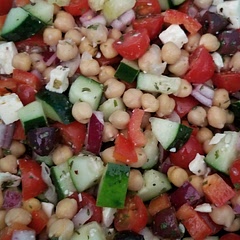 Love this salad! I added kalamata olives for a bit more flavor and it is delicious!