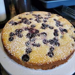 Super quick and easy recipe! Everyone loved it!! Very moist, not too sweet...great snacking cake!