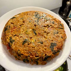 Used Mexican chorizo instead, and also skipped the frittata baking and just turned it into a spanish style omelette. The flavors all still turned out great!