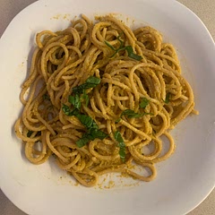 It was an easy tasty recipe and I made it with spaghetti which worked just great!
