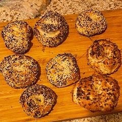 I’m looking forward to making them again and shaping them better, but they taste great.
