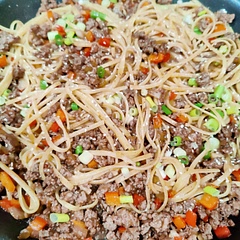 Added diced onions and red pepper and some sesame oil to jazz it up a bit.