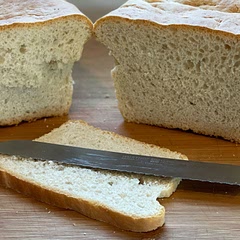 Perfect sandwich bread recipe for those at high altitude (5,000 ft and above) I am at 6,600ft.  I let it rise a little longer than suggested and baked for 40 minutes. It was perfect!