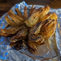 Couldn’t wait to try this recipe in the air fryer.  Easy to make and tastes just as good as the fried version.