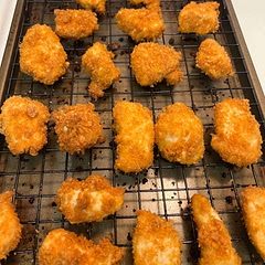 These turned out well! I think I should have tenderized the chicken ahead of time though. It’s a lot work to prep them and get them ready, but definitely scratches and itch for breaded food!