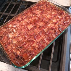 I baked this for 1 hour more than what it called for. It's the second time I've used this recipe. Used spicy Italian brats. #chefskiss