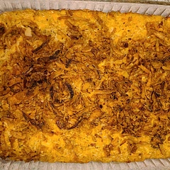 Made with instant brown rice.