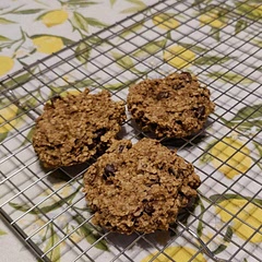 Added roughly 3/4 tsp of espresso powder, measured with the heart of course. Fresh nutmeg bc I have it. Take small bites if textures are weird for you. Delicious!! Will make again, boyfriend loves them.