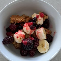 I did 1/2 banana and it is great