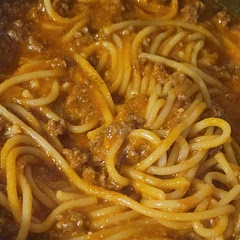 Instead of water, I used beef broth.