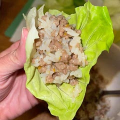 Absolutely amazing rolled in Bibb or Boston lettuce leaves