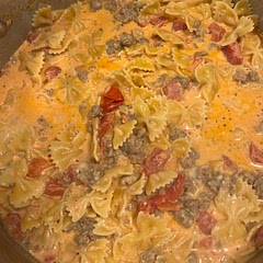 Super easy recipe. I used mild Italian sausage. I didn’t have parsley but I added parmesan cheese.
