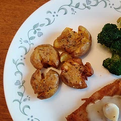 Nice, easy, and crispy! I used half melted butter and half olive oil for the drizzling. Used an air fryer instead of the oven, cutting the cooking time in half.