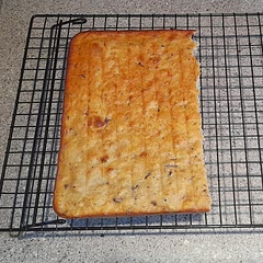 We don't have a loaf tin so did it in a medium sized square tin and it worked fine, added 100g of chocolate instead of 85g and baked it less than the time but this was dreamy, might be our go to recipe 😊