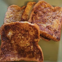 These were yummy! We used Sliced brioche bread. I only used two tablespoons of butter and one tablespoon of sugar. I figured since we were adding syrup we really didn't need all of that extra sugar anyway. Delicious!