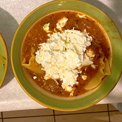 Overall very good, I used cottage cheese instead of ricotta since I’m not a fan of it and it turned out still great. I would say to cut up the noodles into smaller chunks since it was hard to eat at times.