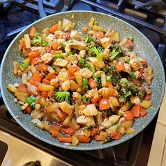 Quick and easy recipe. I made some white rice to go along with it. Very tasty, I will definitely make it again.