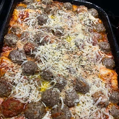 Needed to cook a little bit longer since the biscuits were not cooked in the middle of the pan added some Italian seasoning and some butter turned out great