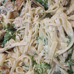 This was just okay. I don't think I would make this recipe again but it was filling and felt very fresh. A little bland and dry. Chicken was very good, and I threw in some potato slices, which was the saving grace.