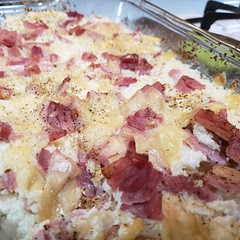 This recipe makes it a bit bland i would add a little salt to it but it's very good!