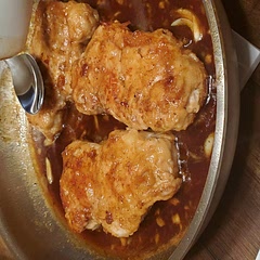 Subbed pork chops but this one is a family favorite!