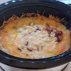 Made with venison ring bologna and southwestern diced hashbrowns! Delicious!