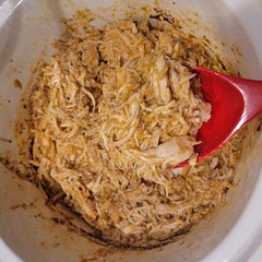 This batch was with salsa verde as the salsa ingredient