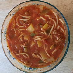 My dad gave me this recipe in the early 2000s. I didn't realize he had gotten it from Wegmans. The only thing I've changed is not adding any bell pepoer.