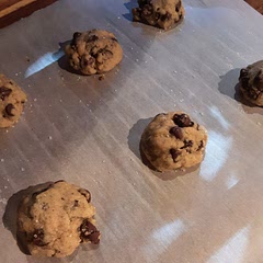 Beautiful cookie recipe with sea salt cracked on top!