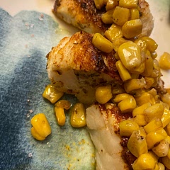 Topped it with cream corn, so good!!