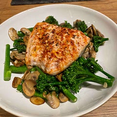 I’d recommend some carby side dish. Nice but simple.