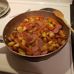 Very easy to make.  I can't do spicy, so I left out the Sriracha
