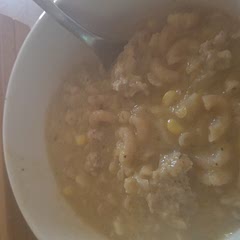 Threw in leftover impossible sausage, corn, and macaroni. Is it still the recipe? Maybe not, but it's tasty.