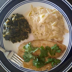 So good! The cilantro and lime really pairs amazing with the tilapia!
