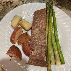 It was good… but the winning factor for me was the fact that the KIDS ATE IT!  Took 2 pans, not one… and next time I’ll use less oil.