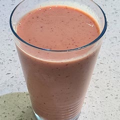 Variation: 1/4 cup frozen peaches and 1/4 cup frozen cherries