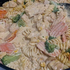 I added an onion & used carrot chips