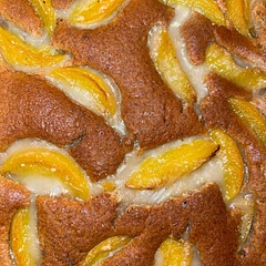 Didn’t have a small baking dish so I used what I had. Also added a teaspoon of cinnamon but other than that it’s delicious