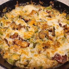 By the time I cut off the ends of the sprouts & cut them in half, prepped the garlic, and cut & cooked the bacon, prep time was a lot longer than listed so take that into consideration if timing is critical. Tasted fantastic!