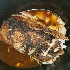 Make sure you do not cook to long. Next time I probably will not put stock in . The pork made so much juice