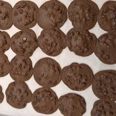 Do not flatten the dough, they are really good ...